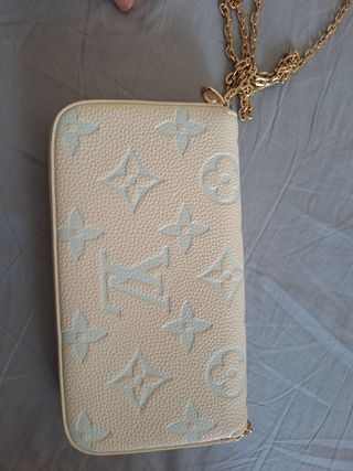 Bolso Louis Vuitton Beige y Dorado