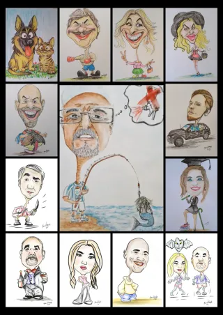 Caricatura personalizada por foto