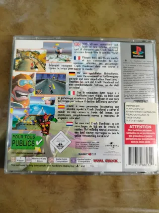 Crash Bandicoot 3 Warped PS1 Platinum