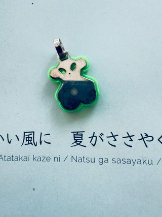 Colgante Tous Halloween Verde y Plata