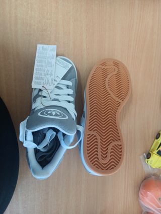 Adidas Campus 00 Zapatillas Grises Blancas