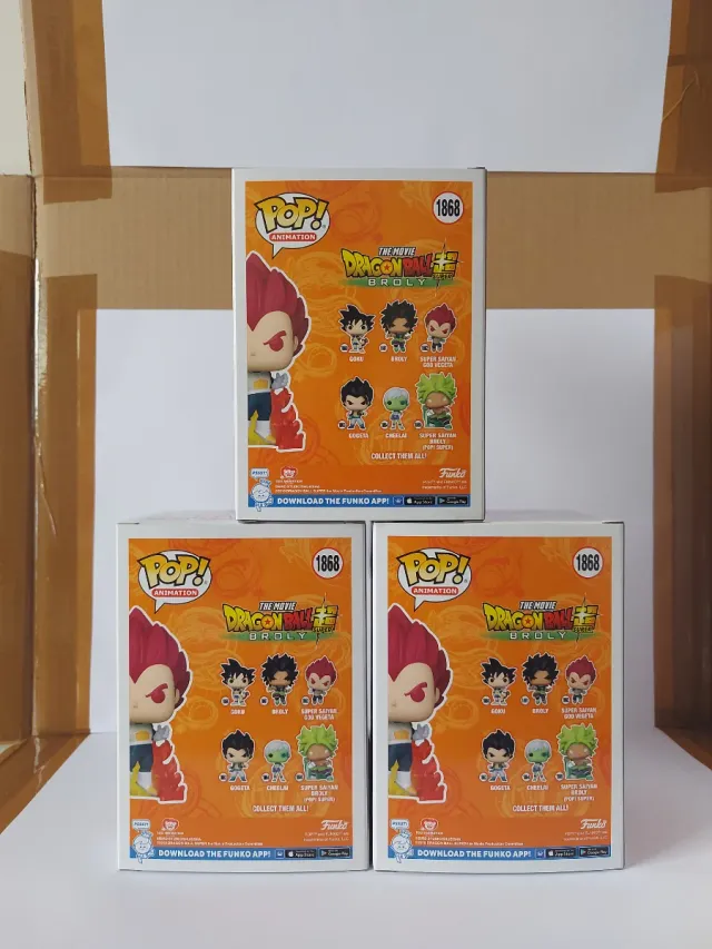 Funko Pop!Dragon Ball Vegeta Super Saiyan God 1868