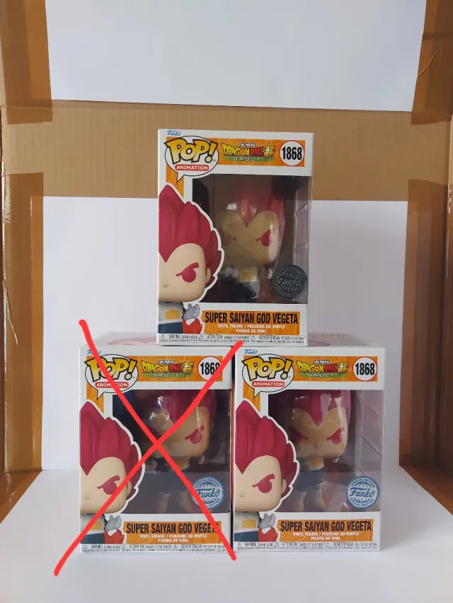 Funko Pop!Dragon Ball Vegeta Super Saiyan God 1868