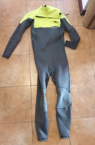 Traje de surf Premium gris y verde para niñ@