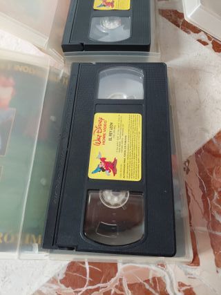Lote 4 Películas Disney VHS