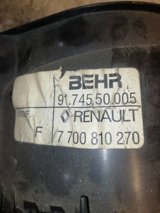 VENTILADOR CALEFACCION RENAULT CLIO I FASE I+II (B/C57)