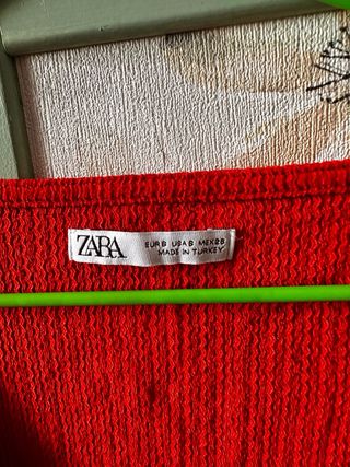Camisa Zara Morada Talla M