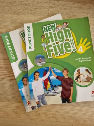 Libros inglés texto y actividades New High Five