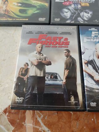 Lote 5 Películas A Todo Gas DVD