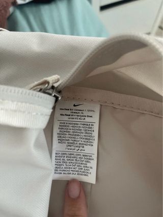Mochila Nike Beige