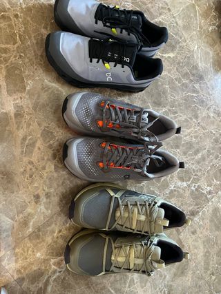 Zapatillas ON grises y verde oliva
las 3 nuevas 