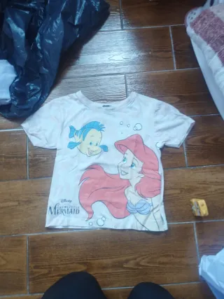 Camiseta Ariel La Sirenita niña