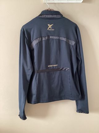 Chaqueta deportiva y bolsa Drop Shot negra