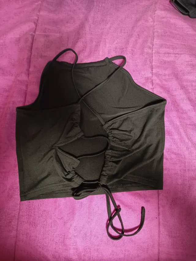 Lote 5 Tops Negro Talla Única