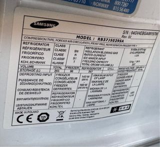 FRIGORIFICO COMBI NO FROST SAMSUNG INOX 