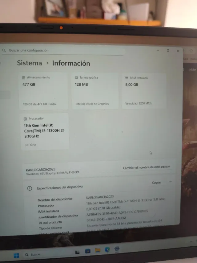 ASUS Vivobook I.5 Ordenador Portátil