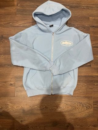 Sudadera Corteiz Azul Claro