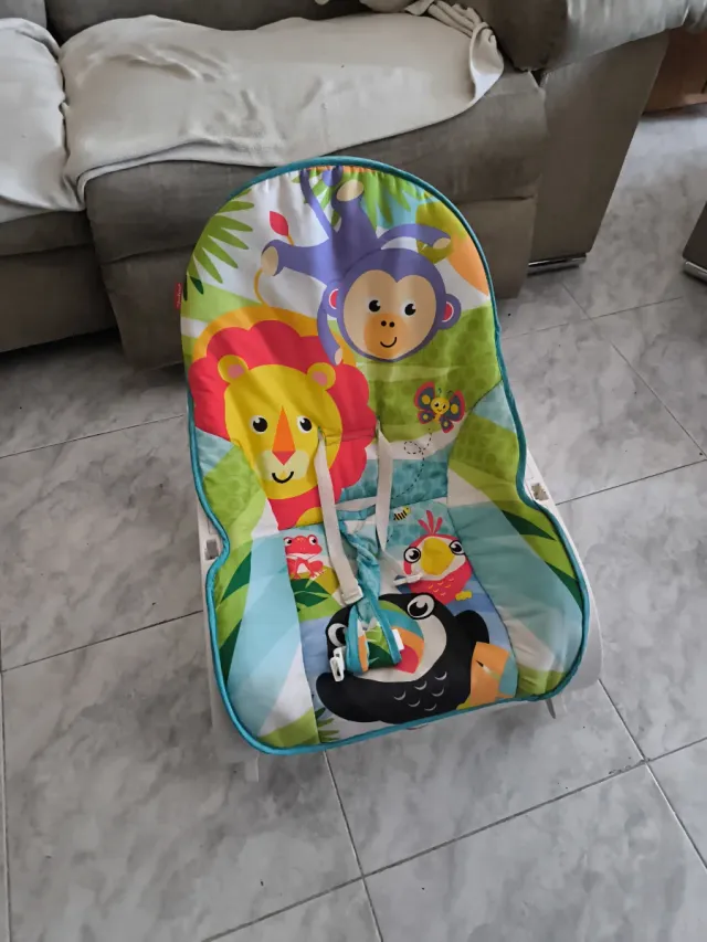 Hamaca infantil con diseño de animales