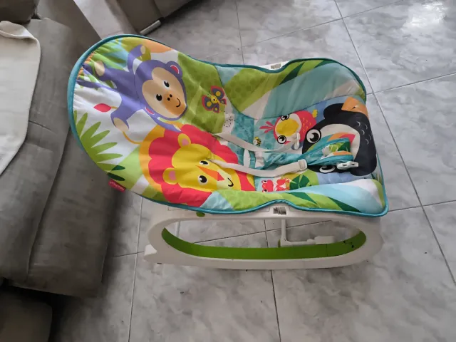 Hamaca infantil con diseño de animales