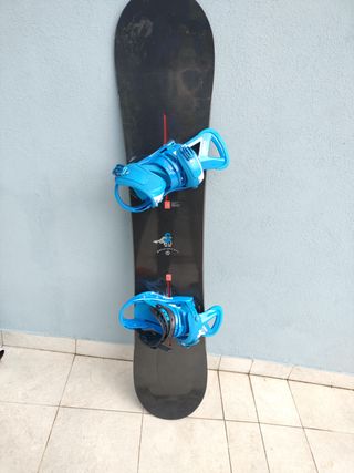  Tabla de snow Burton con funda y fijaciones
