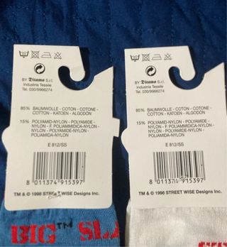 Calze Vintage Street Sharks Taglia 21/24 24/28