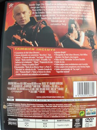 DVD XXX - Vin Diesel (Triple X)