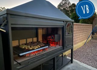 Barbacoa Parrilla Metal horno pps-3