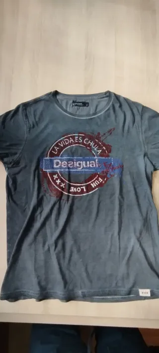 Camiseta Desigual Caballero Azul