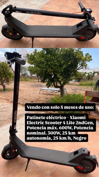 Patinete Eléctrico Xiaomi 4 Lite