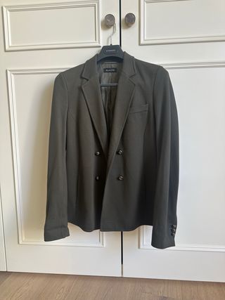 Americana verde Massimo Dutti