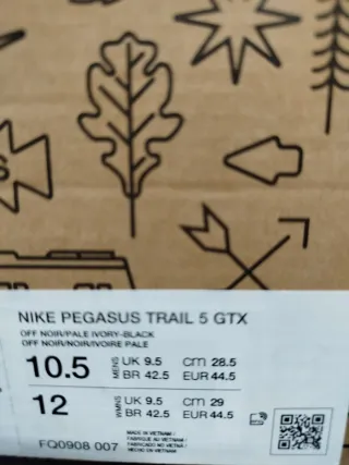 Nike Pegasus Trail 5 GoreTex T44.5 (28.5cm)