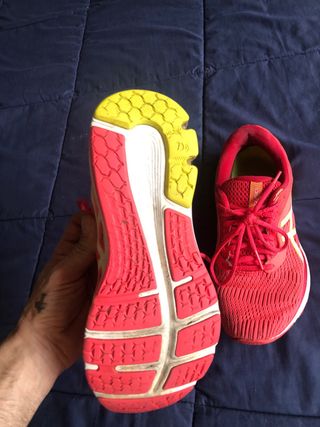Zapatillas Asics Running Naranja/Rojo