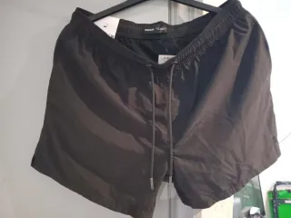 Bermuda Bershka Negra Talla XL