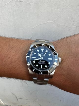 Reloj Seiko Mod Diver Negro/Plata
