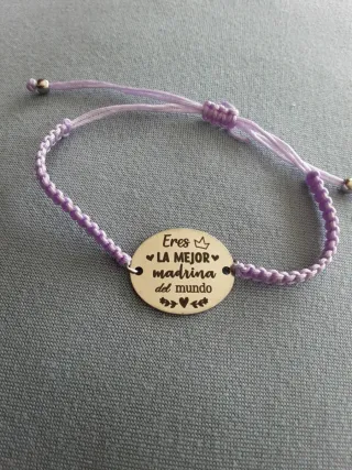 Pulsera La mejor madrina del mundo