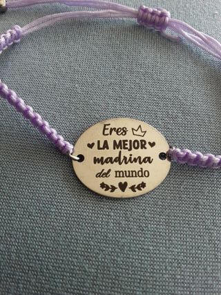 Pulsera La mejor madrina del mundo
