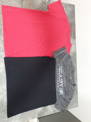 Lote 2 Camisetas Manga Corta Hombre talla 38