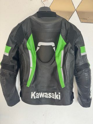Chaqueta de cuero Kawasaki Moto Talla M