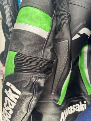 Chaqueta de cuero Kawasaki Moto Talla M
