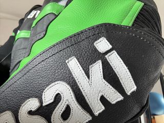 Chaqueta de cuero Kawasaki Moto Talla M