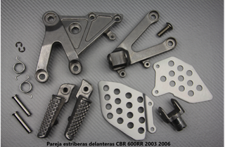 Pareja estriberas delanteras CBR 600RR 2003 2006