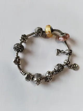 Pulsera Pandora Plata con Charms