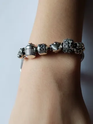 Pulsera Pandora Plata con Charms