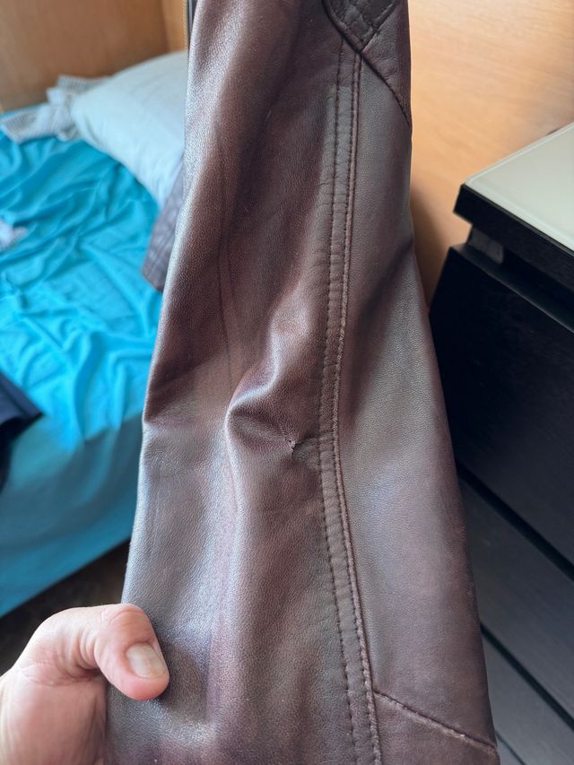 Chaqueta de Piel Morgado Talla L calidad