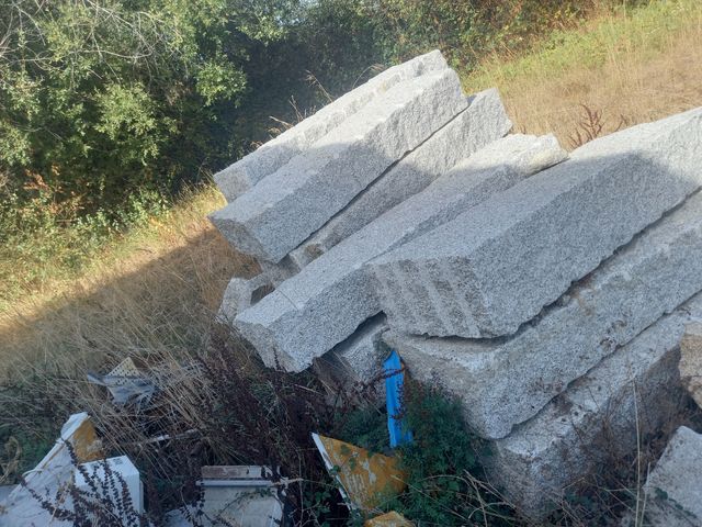 Bloques de granito para construcción