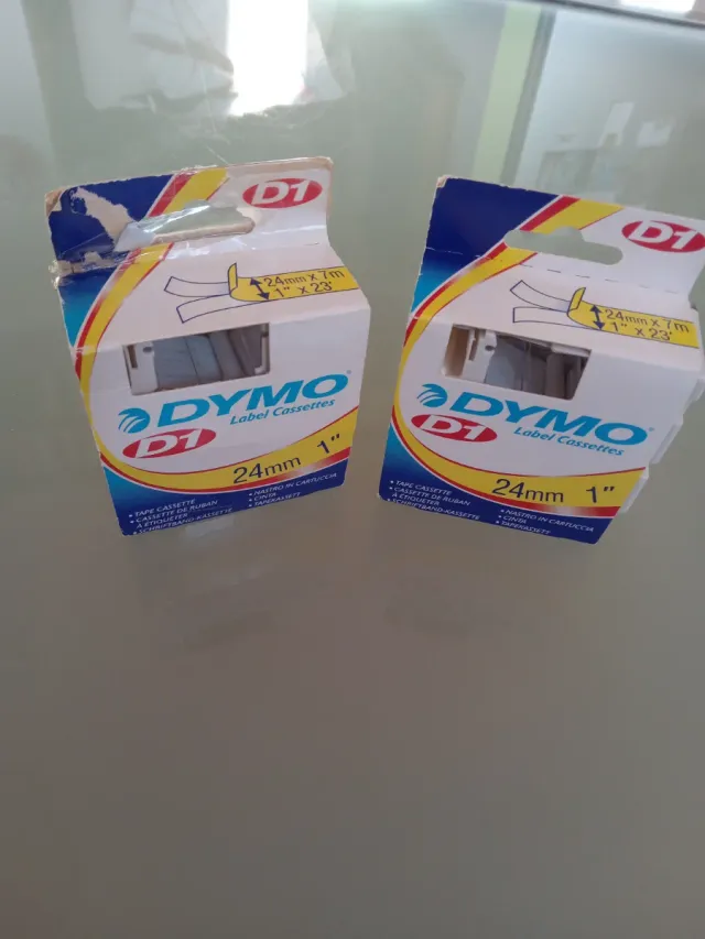 Set. Nastro Dymo D1 24mm
