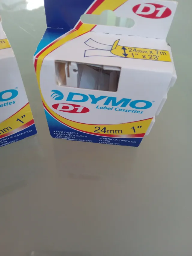 Set. Nastro Dymo D1 24mm