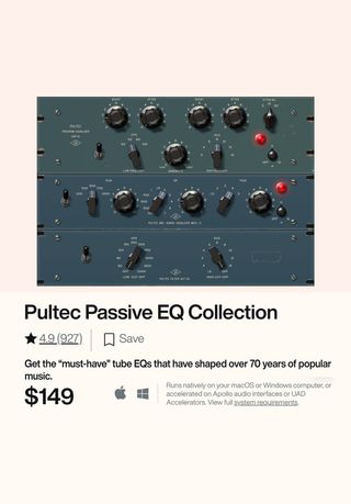 Pultec Passive EQ Collection - Plug-in-vst