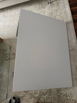 Mesa flotante madera blanca 60x80