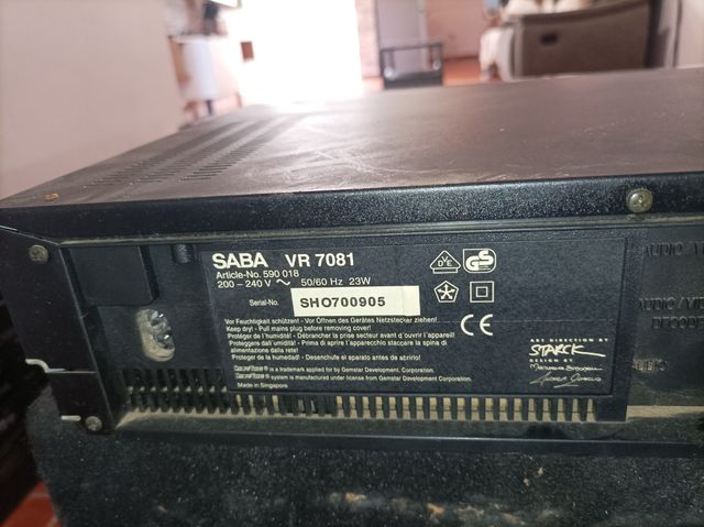 Reproductor VHS SABA VE 7001